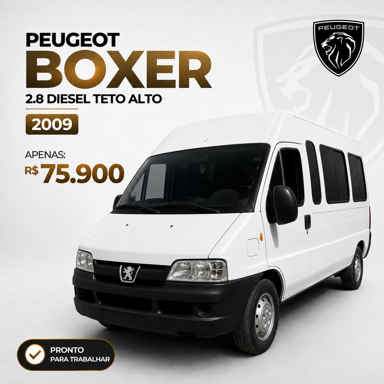 PEUGEOT Boxer 2.8 Furg. TB Dies. Med/longot.alto 2009 2009