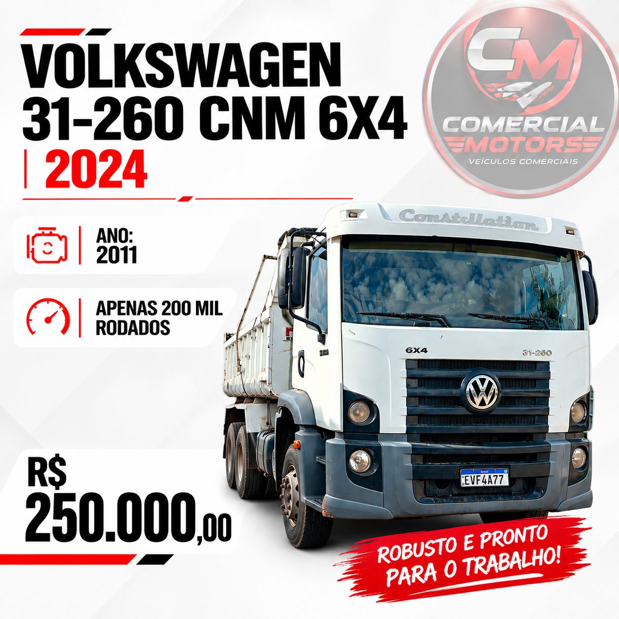 Volkswagen 31-260 CNM 6X4 2011