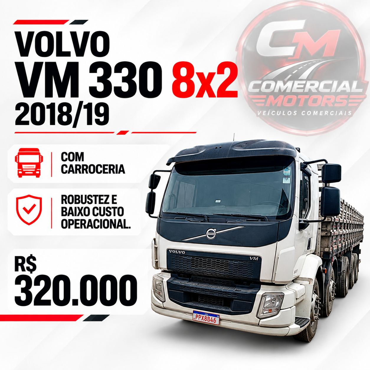 Volvo VM 330 8x2 2018