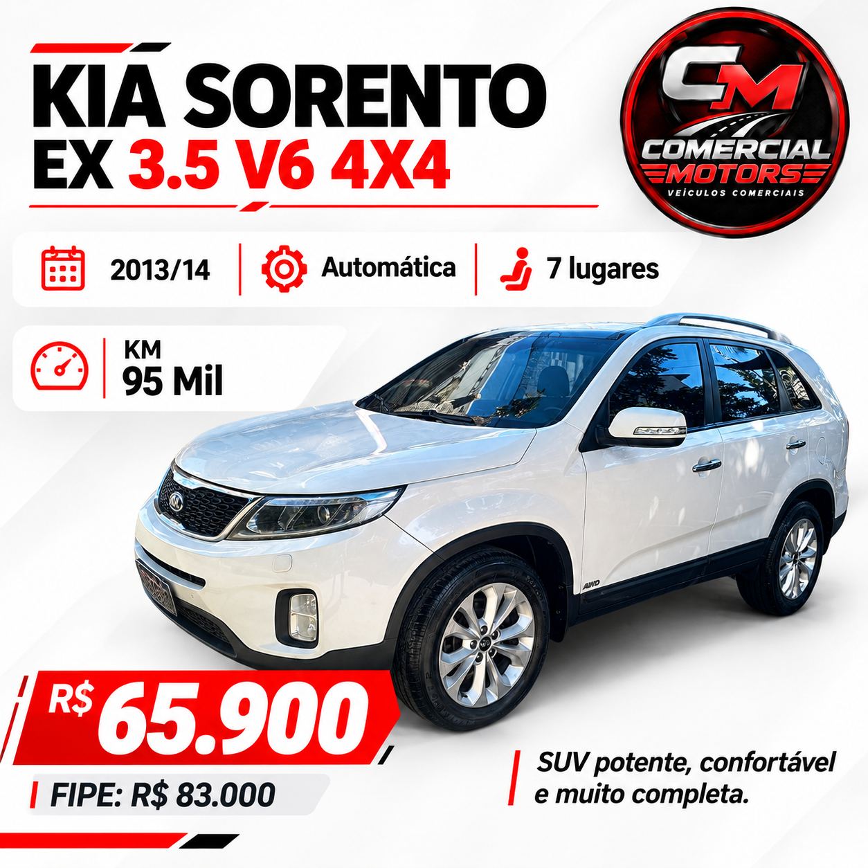 Kia KIA SORENTO EX 3.5 V6 4X4 2013